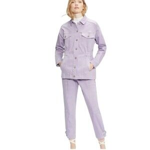 NWOT Ted‎ Baker |Sofiaz Oversized Denim Jacket light purple 2